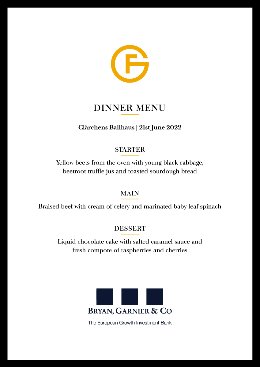 Berlin-Dinner-Menu